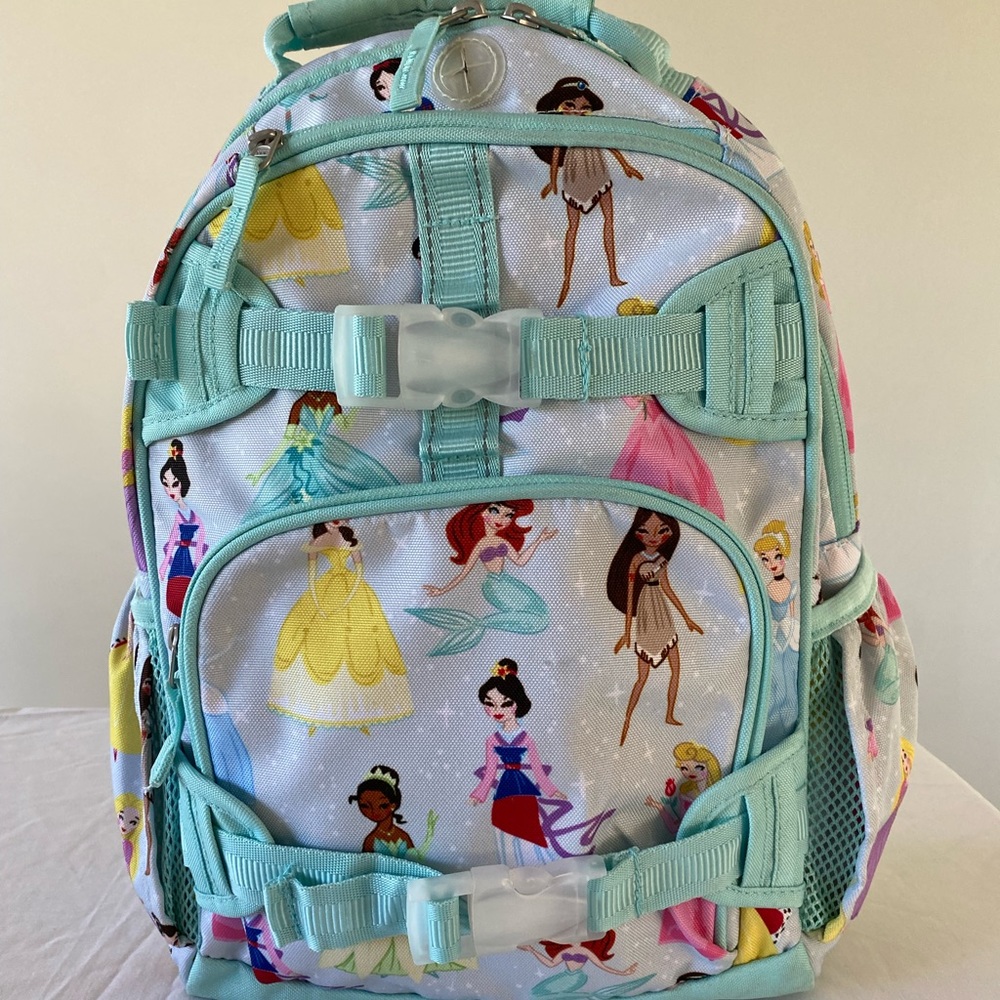 Pottery Barn Kids Mackenzie Aqua Disney Princess Backpack
